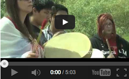 T-Rev Youth Water Drummers Sing to the Slave River