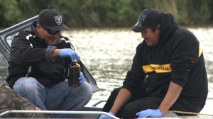 Athabasca Chipewyan First Nation and Mikisew Cree First Nation have their own monitoring programs in the Peace Athabasca Delta because they are concerned nobody is adequately monitoring their environment. Pictured ACFN Community Based Monitoring team.